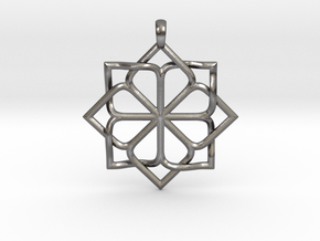 8p Star Pendant in Processed Stainless Steel 17-4PH (BJT)