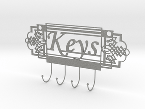 Keys Holder in Gray PA12 Glass Beads