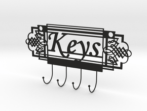 Keys Holder in Black Natural TPE (SLS)