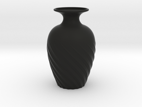 Vase 1033M in Black Smooth PA12