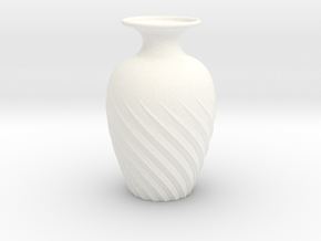 Vase 1033M in White Smooth Versatile Plastic