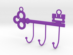 Key Hanger in Purple Smooth Versatile Plastic