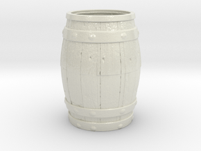 Barrel Toothpick Holder in Smooth Full Color Nylon 12 (MJF)