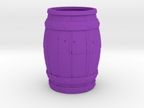 Barrel Toothpick Holder in Purple Smooth Versatile Plastic