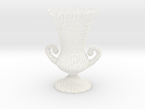 Vase GP1500 in White Smooth Versatile Plastic