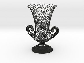 Vase GP1500 in Black Smooth Versatile Plastic