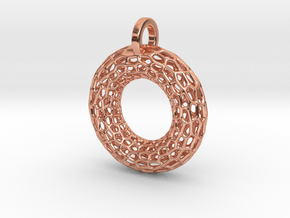 Torus Pendant in Polished Copper