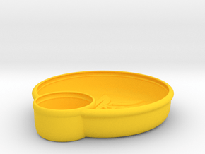 Olives Dish in Yellow Smooth Versatile Plastic