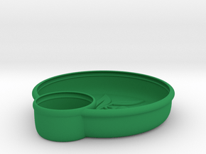 Olives Dish in Green Smooth Versatile Plastic