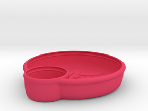 Olives Dish in Pink Smooth Versatile Plastic