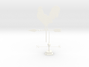 Weather Vane (Downloadable) in White Smooth Versatile Plastic