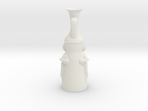 Athena Vase in White Natural Versatile Plastic