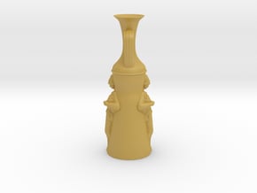 Athena Vase in Tan Fine Detail Plastic