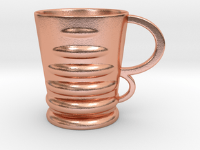 Decorative Mug in Natural Copper