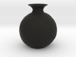 Moon Vase in Black Smooth PA12