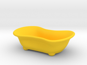 Bathtub Soap Holder in Yellow Smooth Versatile Plastic