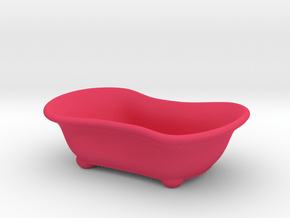 Bathtub Soap Holder in Pink Smooth Versatile Plastic