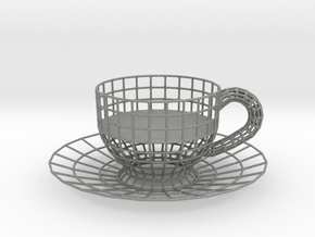 Cup Tealight Holder in Gray PA12