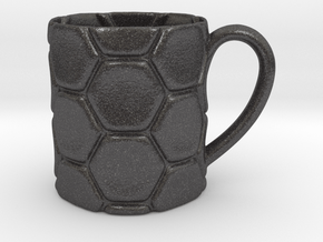 Decorative Mug  in Dark Gray PA12 Glass Beads