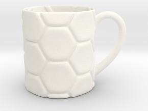 Decorative Mug  in White Smooth Versatile Plastic