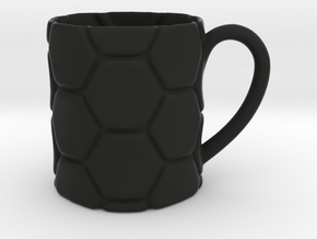 Decorative Mug  in Black Smooth Versatile Plastic