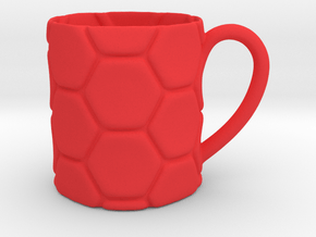 Decorative Mug  in Red Smooth Versatile Plastic