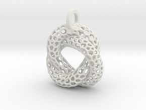 Knot Pendant in White Natural TPE (SLS)