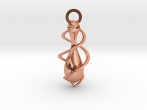 Windwater Pendant in Polished Copper