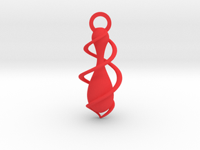 Windwater Pendant in Red Smooth Versatile Plastic