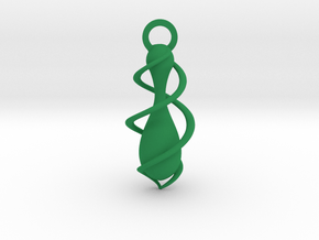 Windwater Pendant in Green Smooth Versatile Plastic