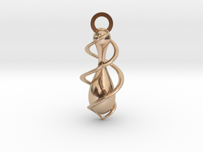 Windwater Pendant in 9K Rose Gold 