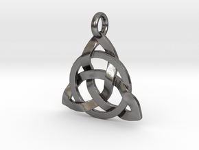 Circle Knotty Pendant in Processed Stainless Steel 17-4PH (BJT)