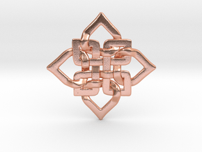 C. Knotty Pendant in Natural Copper