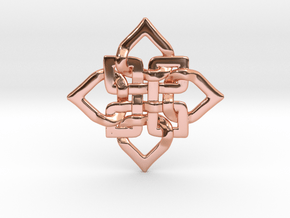 C. Knotty Pendant in Polished Copper