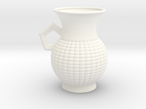 Decorative Mug in White Smooth Versatile Plastic