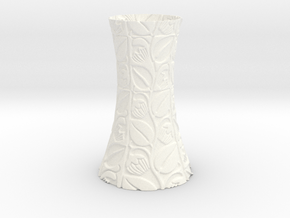 Lavanda Vase in White Smooth Versatile Plastic