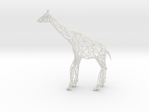 Wire Giraffe in White Natural TPE (SLS)
