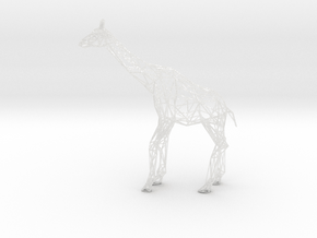 Wire Giraffe in Clear Ultra Fine Detail Plastic
