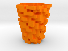 Vase BV2212 in Orange Smooth Versatile Plastic
