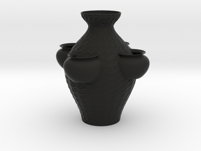 Vase MPP1013 in Black Smooth PA12