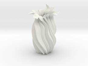 Vase F1443 in White Natural Versatile Plastic