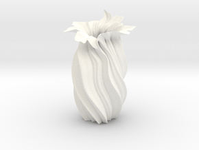 Vase F1443 in White Smooth Versatile Plastic
