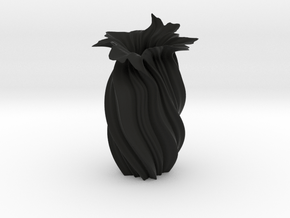 Vase F1443 in Black Smooth Versatile Plastic