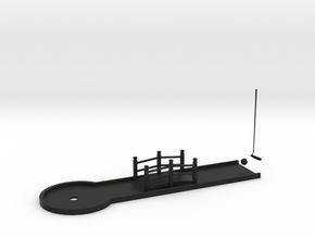 Desk Minigolf in Black Natural TPE (SLS)