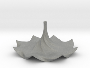 Purple Flower Incense Holder in Gray PA12