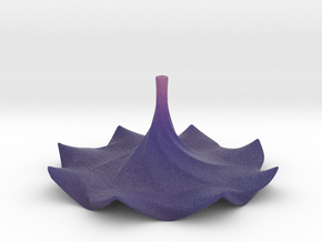 Purple Flower Incense Holder in Standard High Definition Full Color