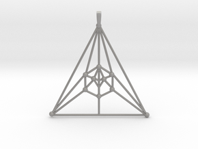 Icosahedron Pendant in Accura Xtreme