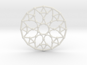 16SMG Pendant in White Natural Versatile Plastic