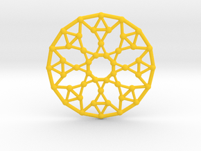 16SMG Pendant in Yellow Smooth Versatile Plastic