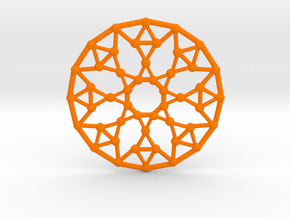 16SMG Pendant in Orange Smooth Versatile Plastic